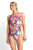 Jantzen Mandalay Mesh High Neck Mastectomy One Piece