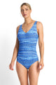 Jantzen Portugal F/G Multi Ruched One Piece