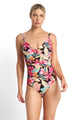 Jantzen Phuket Ruched Crossover One Piece