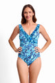 Jantzen Goddess Mesh Frill One Piece