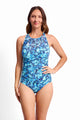 Jantzen Goddess High Neck Cross Strap Mastectomy One Piece