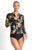 Jantzen Hibiscus Long Sleeve Mastectomy Rashie