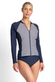Jantzen Anchor Stripe Active Rash Vest