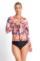 Jantzen Mandaly Long Sleeve Mastectomy Rash Vest