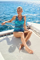 Jantzen Anika Twist Front One Piece