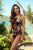 Jantzen Hibiscus High Neck Mastectomy One Piece