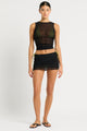 bond-eye Claudia Mesh Mini Skirt