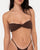 Rusty Sandalwood Twist Bandeau Top