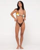 Rusty Cabana Contrast Multiway Tri Bikini Top