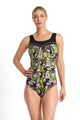Poolproof Leafique Scoop Ruche Mastectomy One Piece