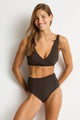Sea Level Essentials Gathered Side High Waist Pant