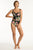 Sea Level Sundown Twist Front Multifit One Piece