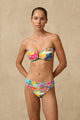 Monte & Lou Stevie Mid Rise Ruched Pant
