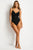 Sea Level Essentials Edit Cross Front Scoop Back One Piece