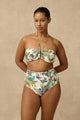 Monte & Lou Catalina High Waist Belted Retro Pant