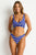 Sea Level Voyage Cross Front Multifit Bra Top