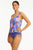 Sea Level Blue Hawaii Blouson Tank Multifit Singlet Top