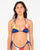 Rusty Patchwork Multiway Bikini Top