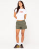 Rusty Cade Low Rise Ripstop Cargo Short