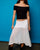 Rusty Athens Low Rise Lace Maxi Skirt