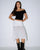 Rusty Athens Low Rise Lace Maxi Skirt