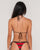 Rusty Rack City Contrast Triangle Bikini Top
