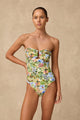 Monte & Lou Costa Bandeau One Piece