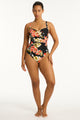 Sea Level Juniper Twist Front Multifit One Piece