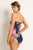 Monte & Lou Gina Placement Bandeau One Piece