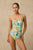 Monte & Lou Ayla Scarf Tie Bandeau One Piece