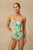 Monte & Lou Ayla Scarf Tie Bandeau One Piece