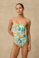 Monte & Lou Ayla Scarf Tie Bandeau One Piece