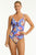 Sea Level Blue Hawaii Tie Front DD/E Cup One Piece