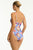 Sea Level Blue Hawaii Tie Front DD/E Cup One Piece