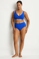Sea Level Messina Cross Front Multifit Bra Top