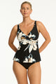 Sea Level La Luna Cross Front Swing Singlet Top