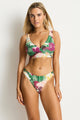 Sea Level Abyss Cross Front Multifit Bra Top