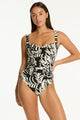Sea Level Jungle Book Twist Front Multifit One Piece