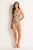 Monte & Lou Farrah Ruched Bandeau One Piece