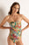 Monte & Lou Farrah Ruched Bandeau One Piece