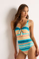 Monte & Lou Hermosa Multi Fit Tie Front One Piece