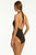 Sea Level Eclipse Vee Neck Halter One Piece