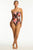 Sea Level Rosewood Tie Side Bandeau One Piece