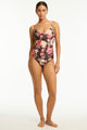 Sea Level Rosewood Tie Front DD/E Cup One Piece