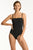 Sea Level Essentials High Leg Bandeau One Piece Eco