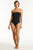 Sea Level Essentials High Leg Bandeau One Piece Eco