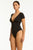 Sea Level Eclipse Short Sleeved Plunge One Piece