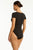 Sea Level Eclipse Short Sleeved Plunge One Piece