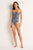 Monte & Lou Sonoma Ruched Bandeau One Piece