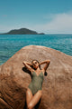 Sea Level Caracus Longline Halter One Piece